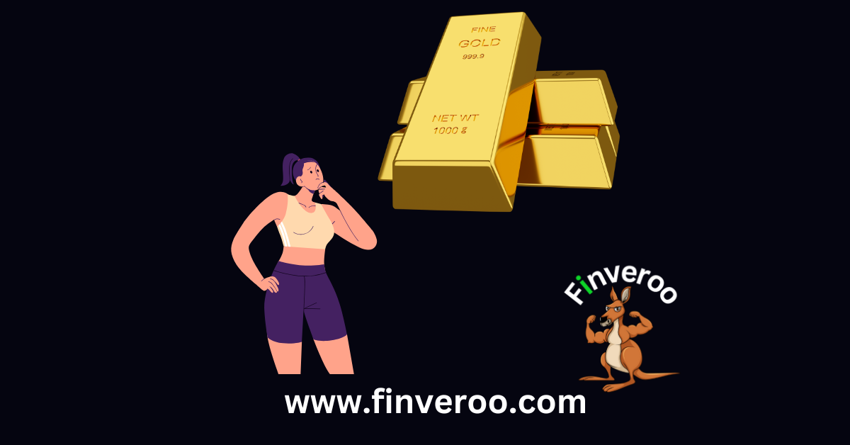 Gold safe haven visual showing gold bars with a confused trader reacting to outdated hedge narrative for Finveroo